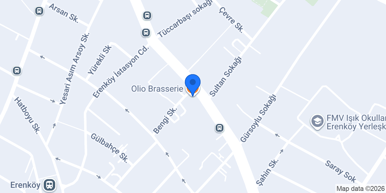 Olio Brasserie konumu