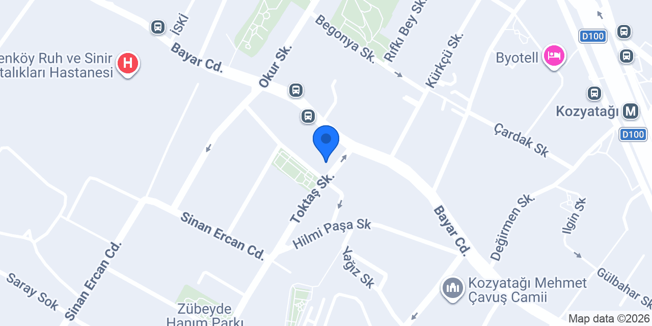 Kozyatağı Asil Elektrik konumu
