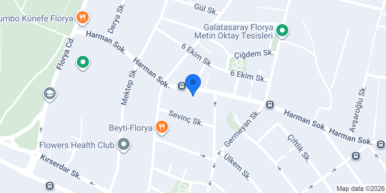 Florya Akademi konumu