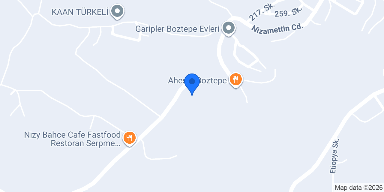 Boztepe Mermer konumu