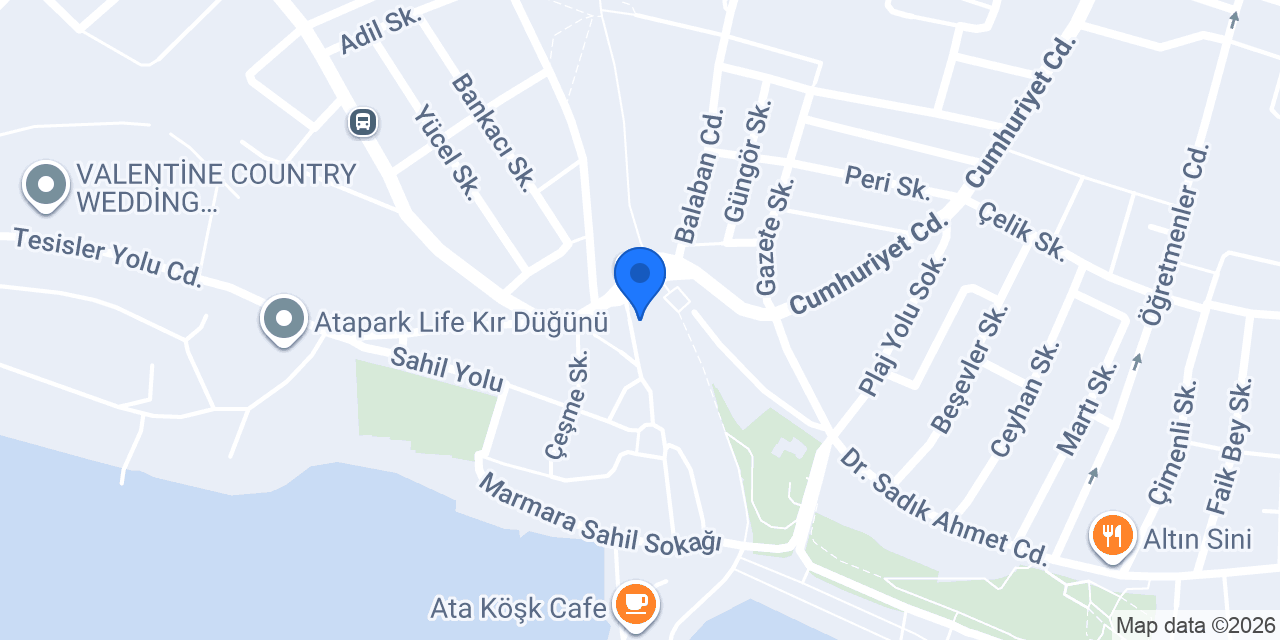 Sevindir Hukuk Bürosu konumu