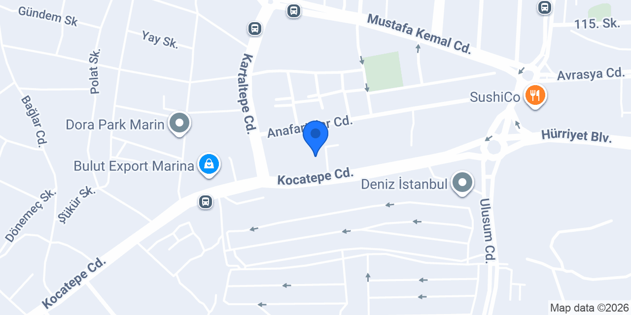 Balkon Cafe Etiler Marina konumu