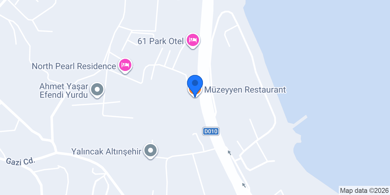 Müzeyyen Restaurant konumu