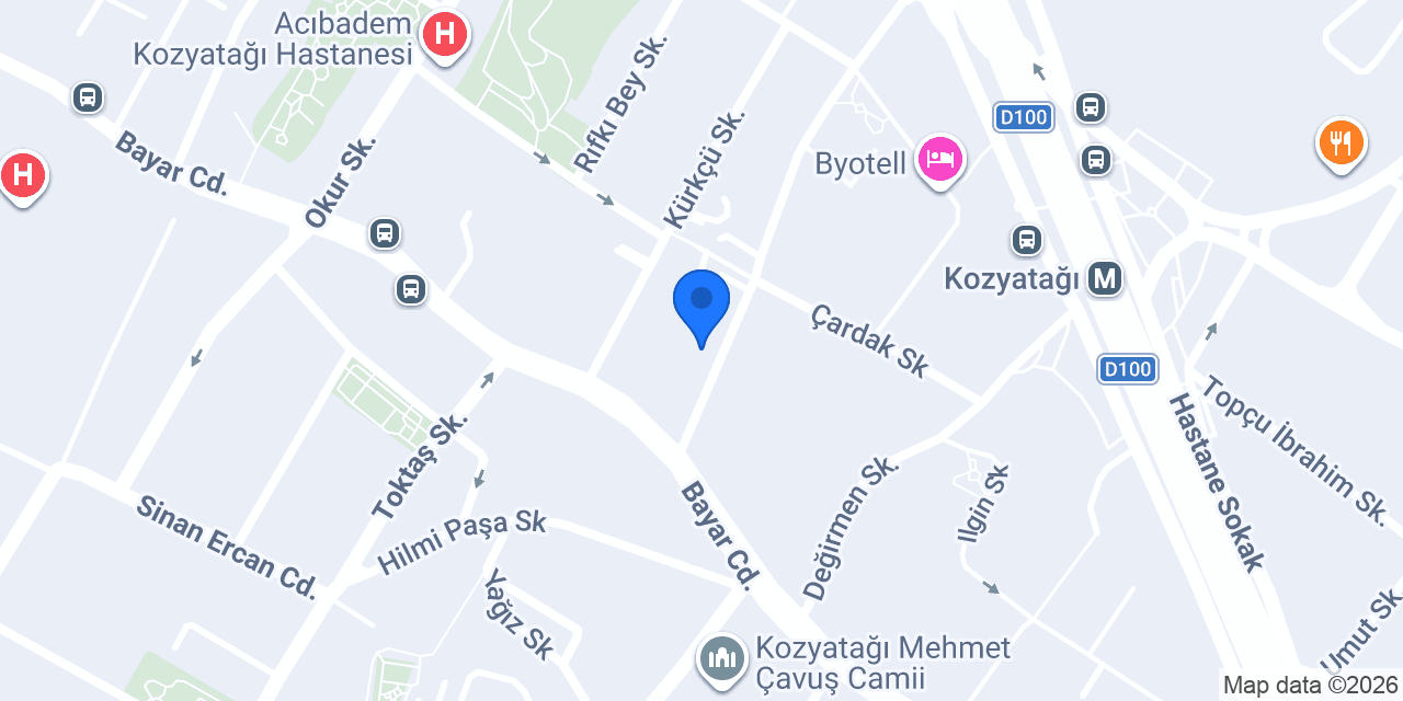 Öz Et Kasap konumu