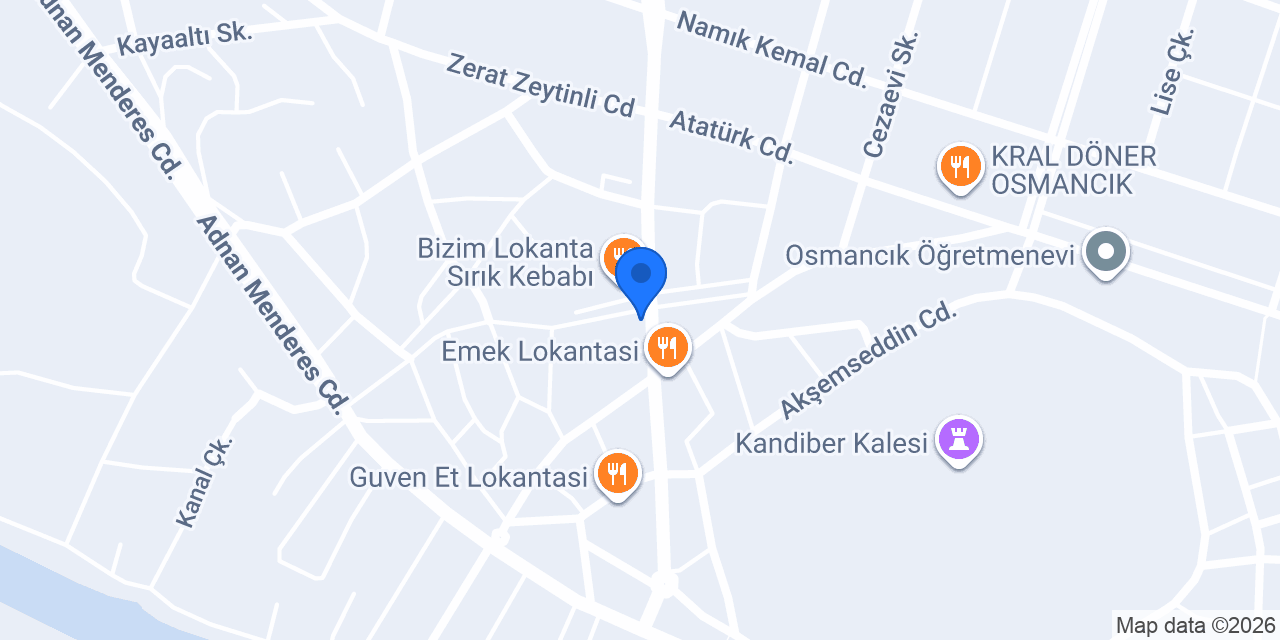 Merkez Kale Otel konumu