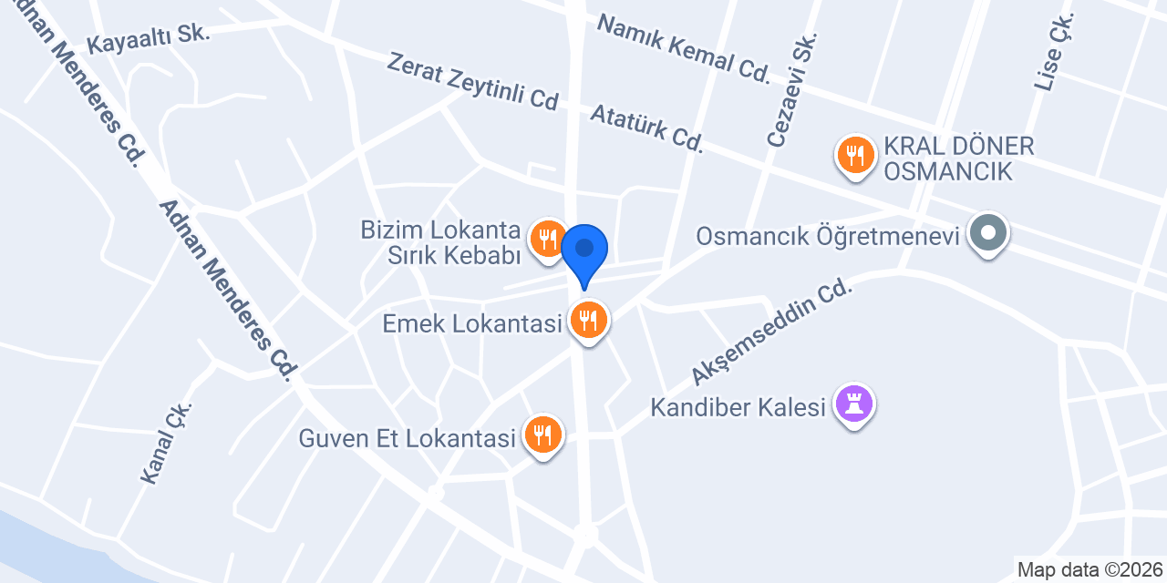 Oses Çiğ Köfte konumu
