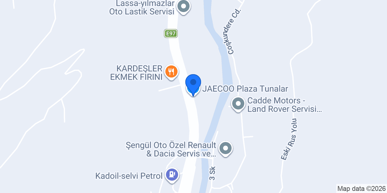 JAECOO Plaza Tunalar konumu