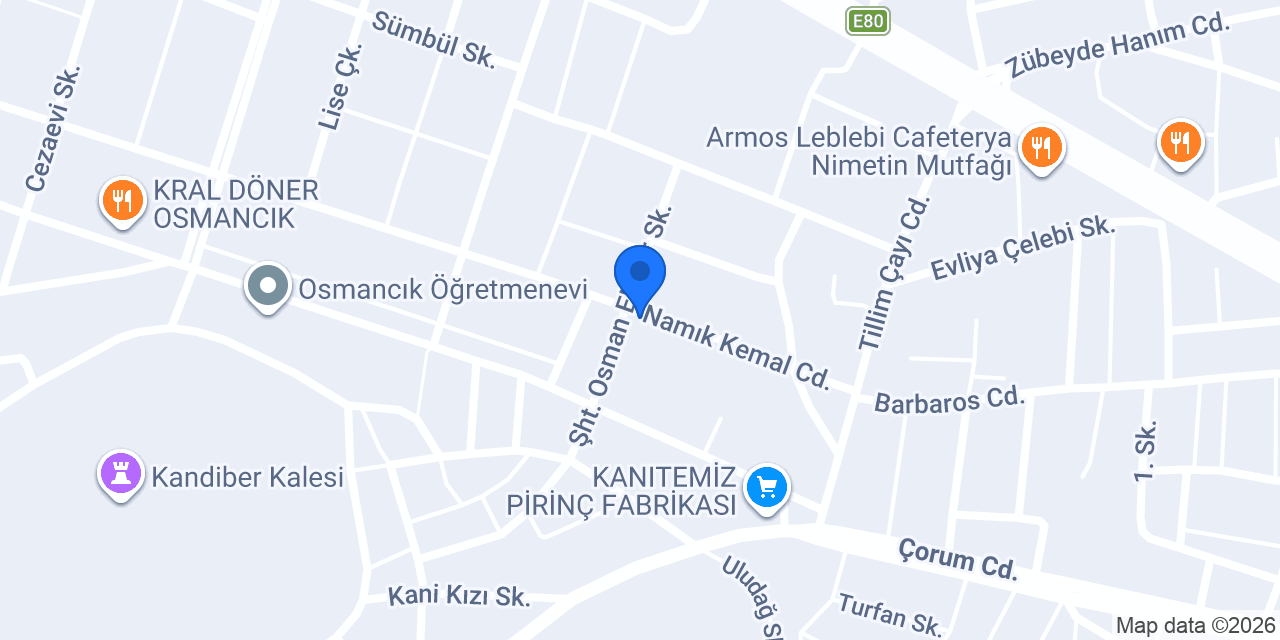 Duru Tekstil Osmancık konumu