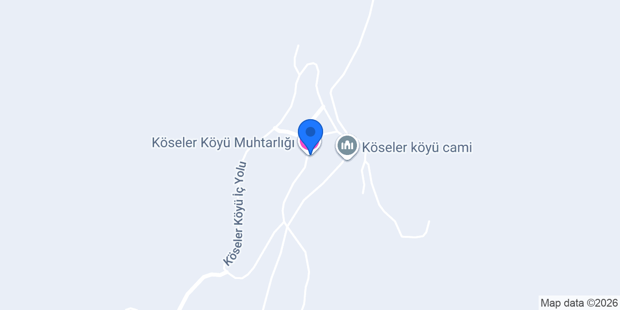Köseler Köyü Muhtarlığı konumu