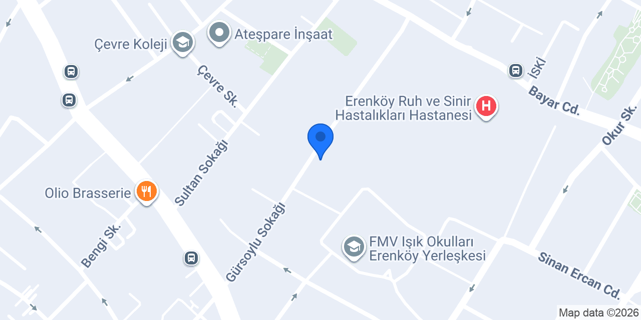 Klinik Erenköy konumu