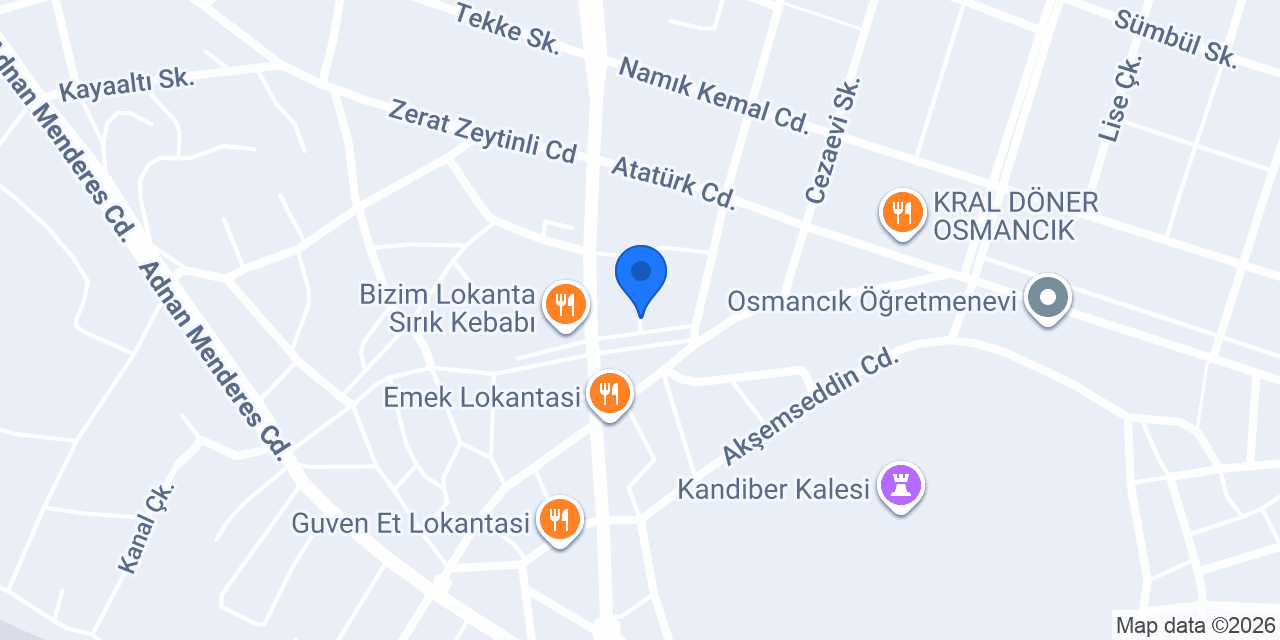 Halkbank Osmancık Şubesi konumu
