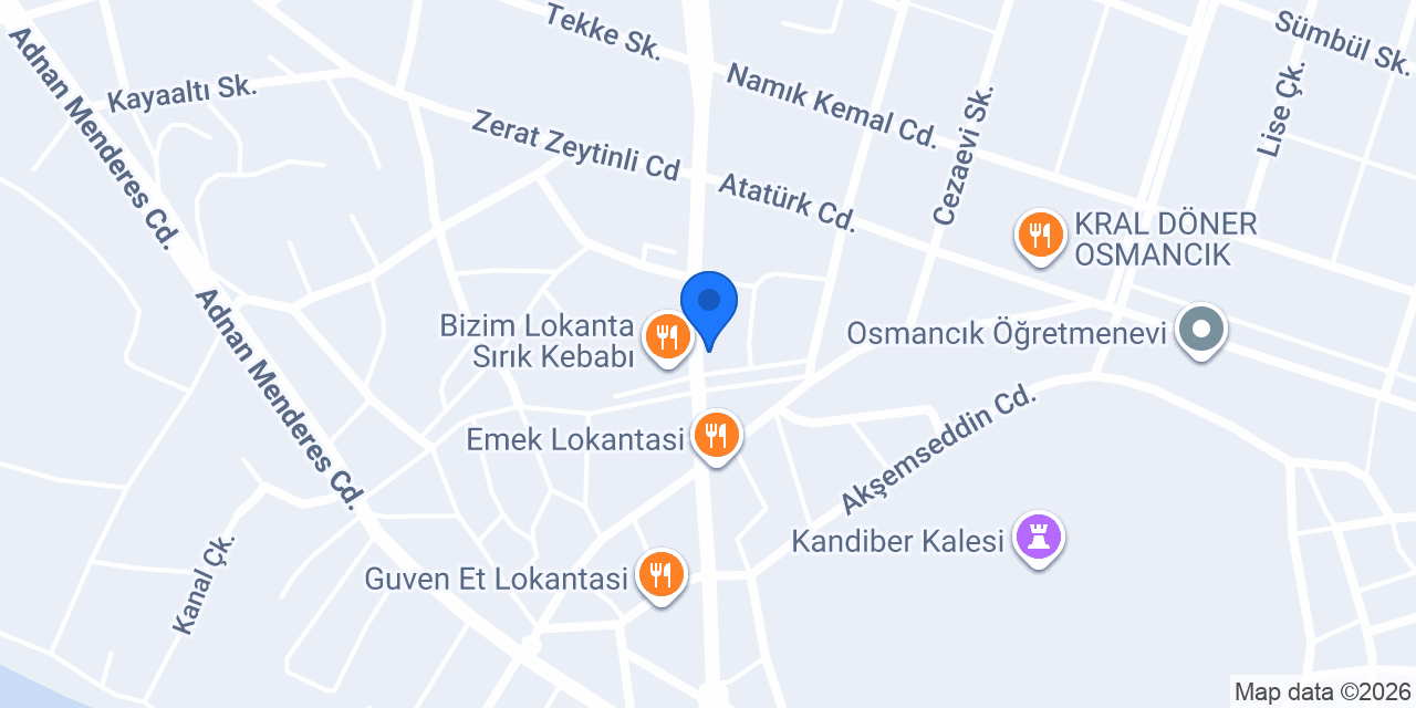 Osmanli Pastanesi konumu