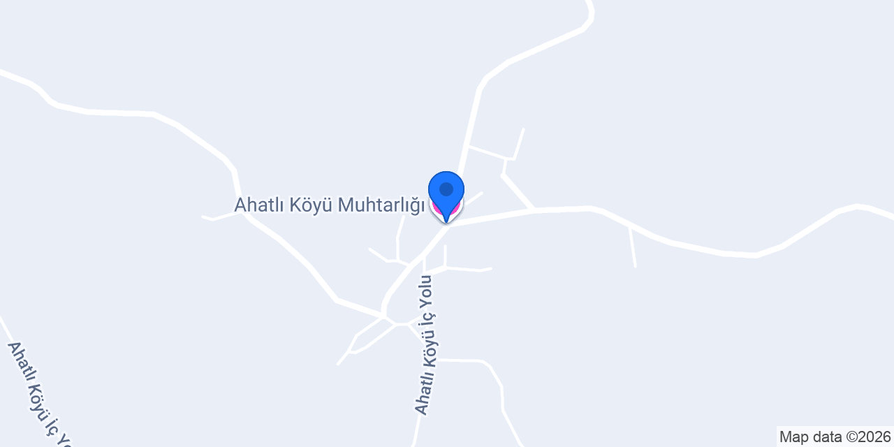 Ahatlı Köyü Muhtarlığı konumu