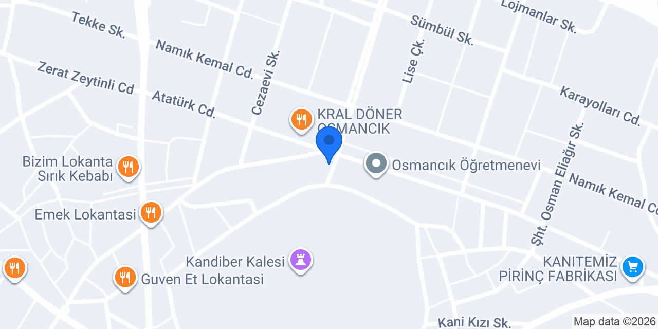 Durukan Sürücü Kursu konumu