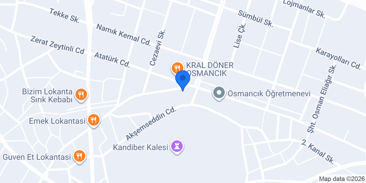 Saklı bahçe kafe konumu