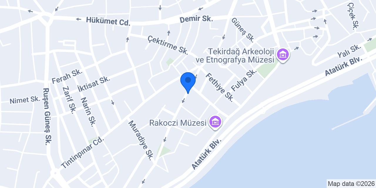 Marmara YYGM konumu