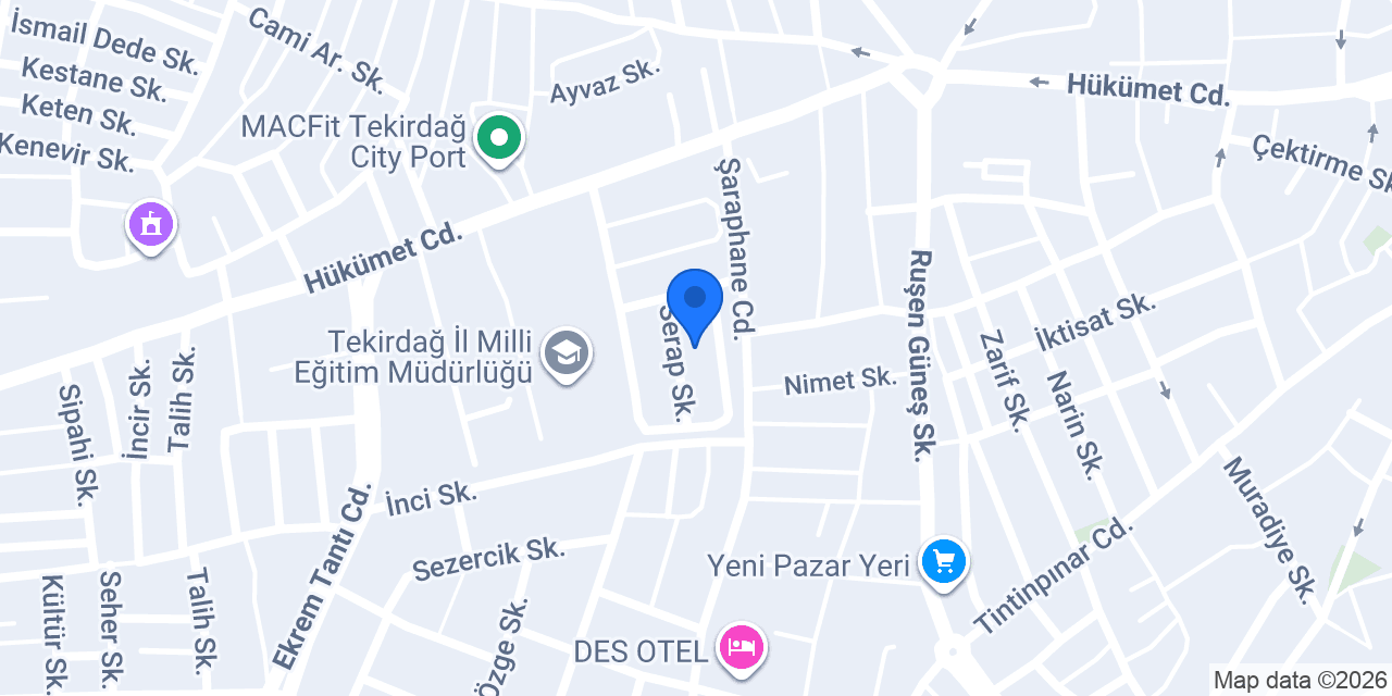 Sezer Mobilya konumu