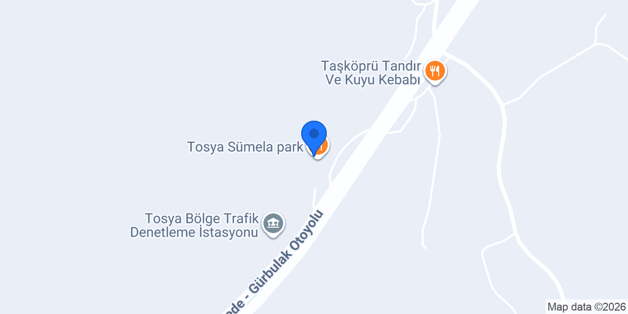 Tosya Sümela park konumu