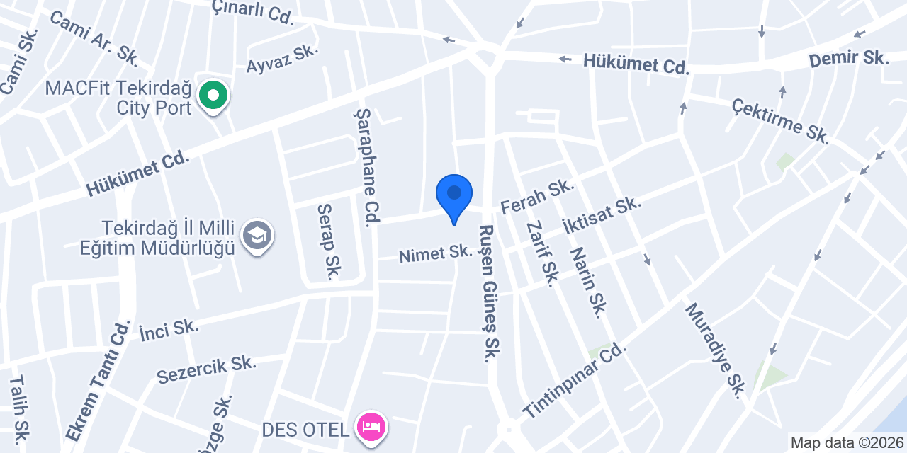 NOON Mimarlık konumu