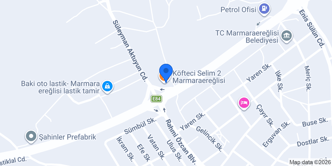 marmar ereğlisi hotel konumu