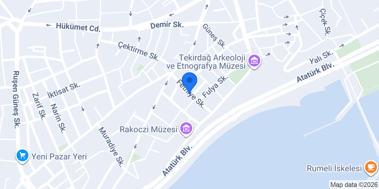 Tekirdağ Özel Çözüm Akademi Okulları konumu
