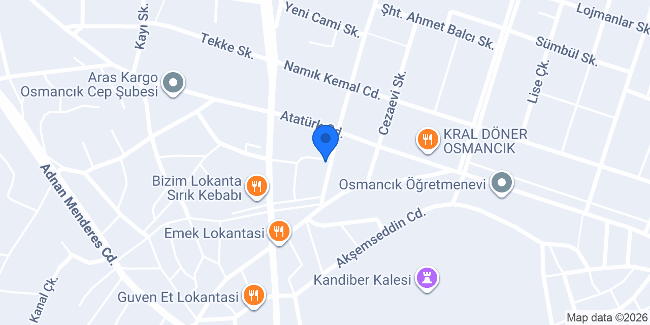 Gökçe çiçek evi konumu