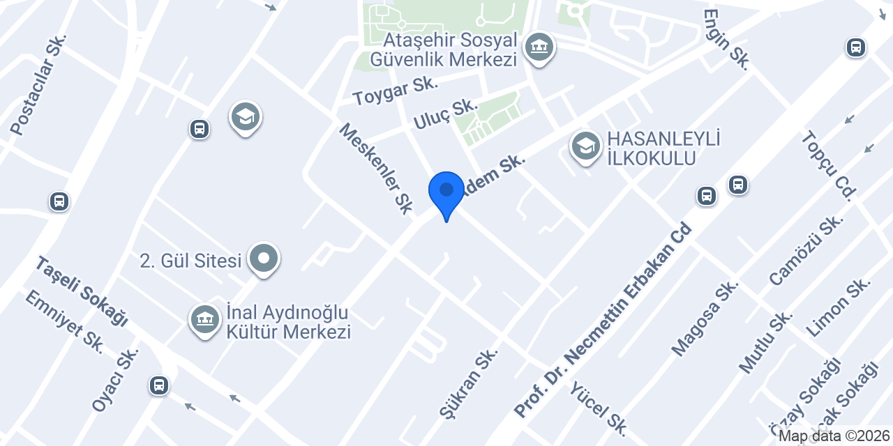 İçerenköy Tekel konumu