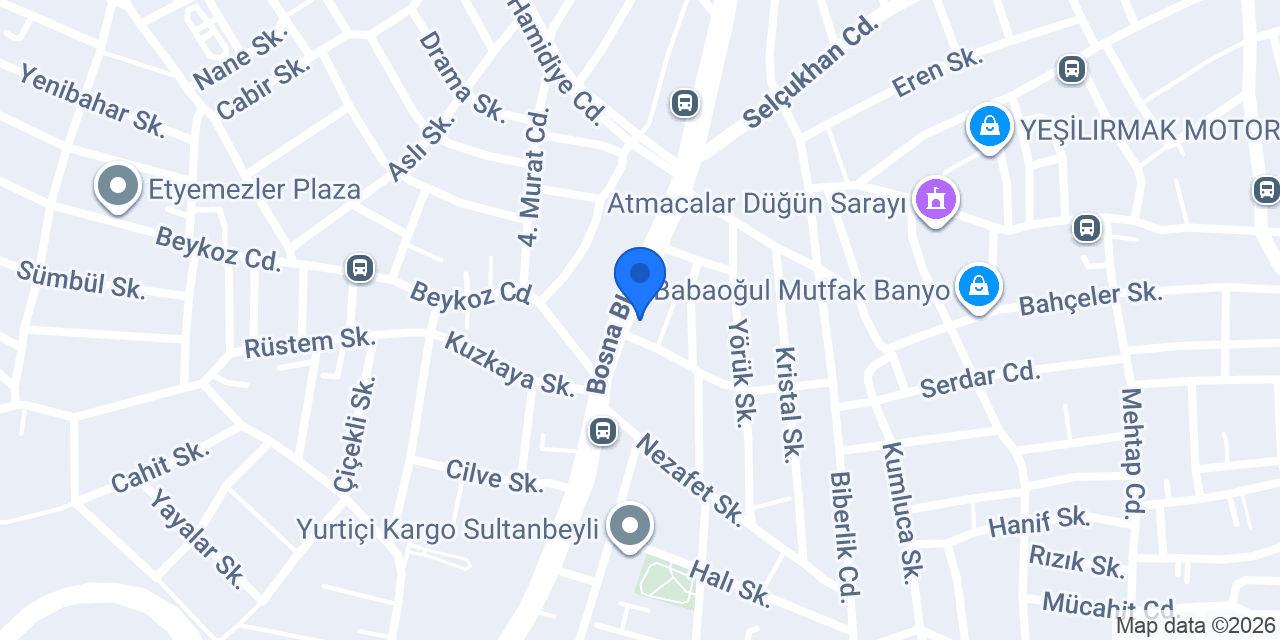 ÖZPINAR ET konumu