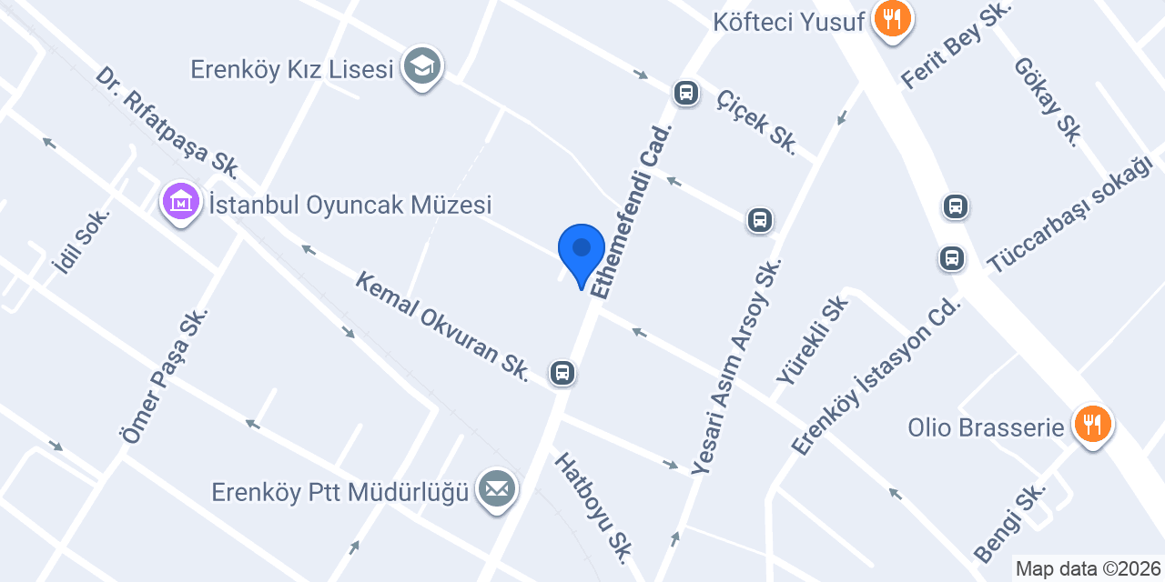 Diş Hekimi Oya Kirişçi konumu