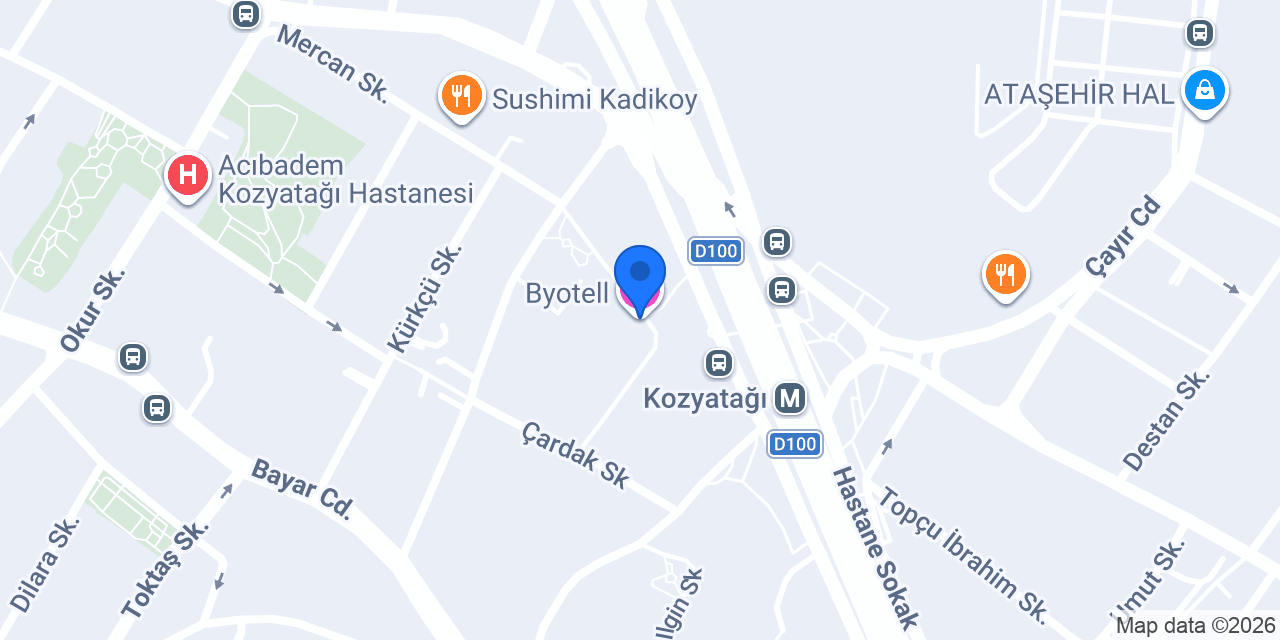 Byotell konumu