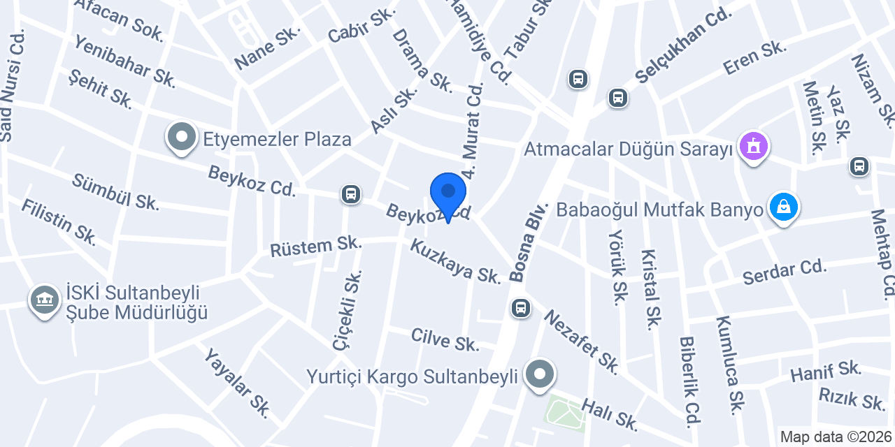 Karaca Vısıon Core Optik konumu