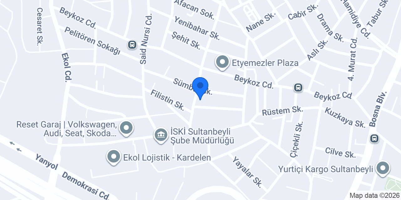 Sultanbeyli Tekel Bayii konumu