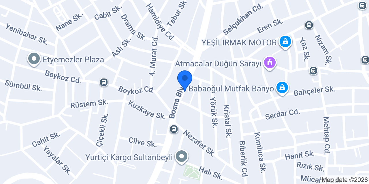 Erce Sevgi Çiçekçilik konumu