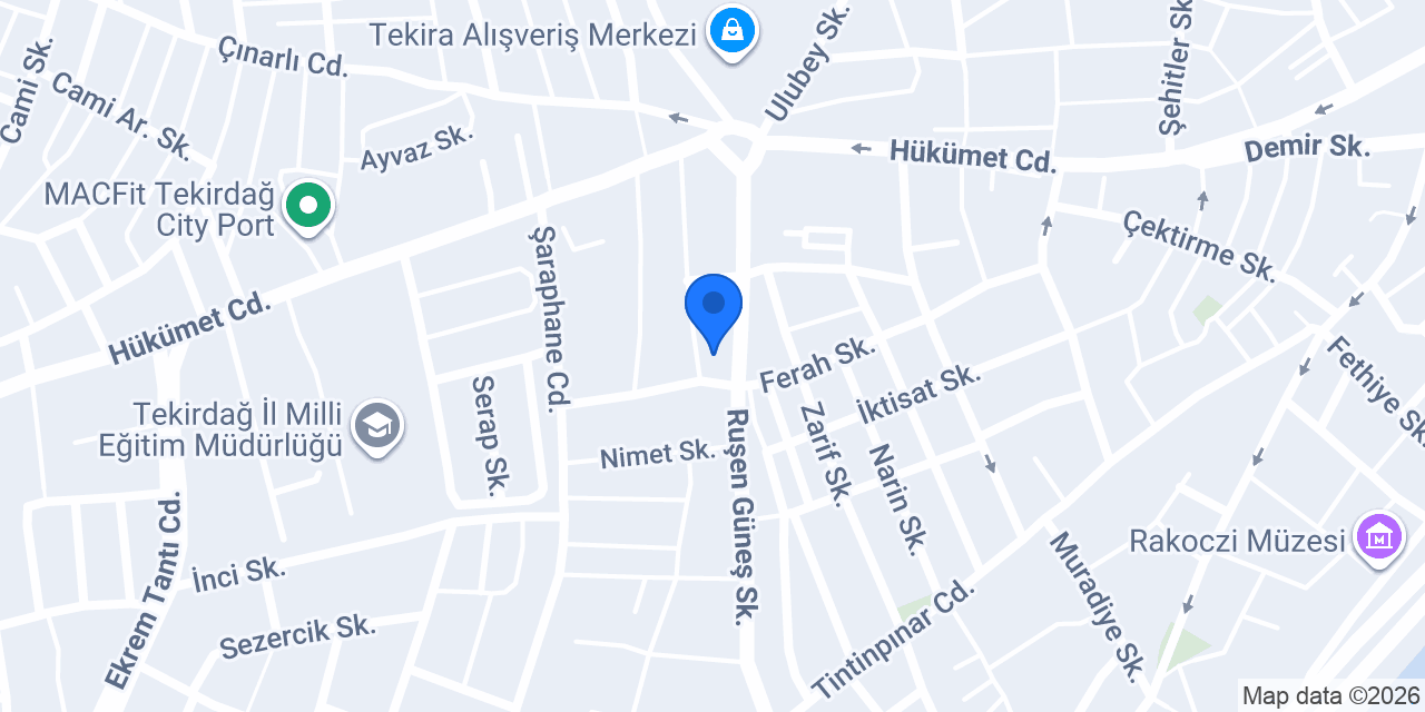 Doğrusöz Hukuk Bürosu konumu