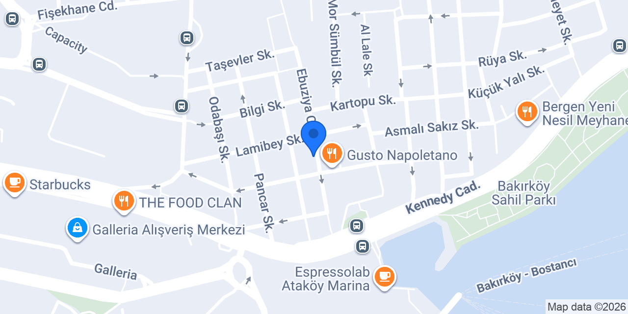 Anemon Bakırköy Hotel konumu