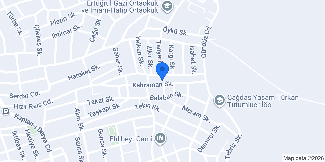 Özcan Yapı Tesisat konumu