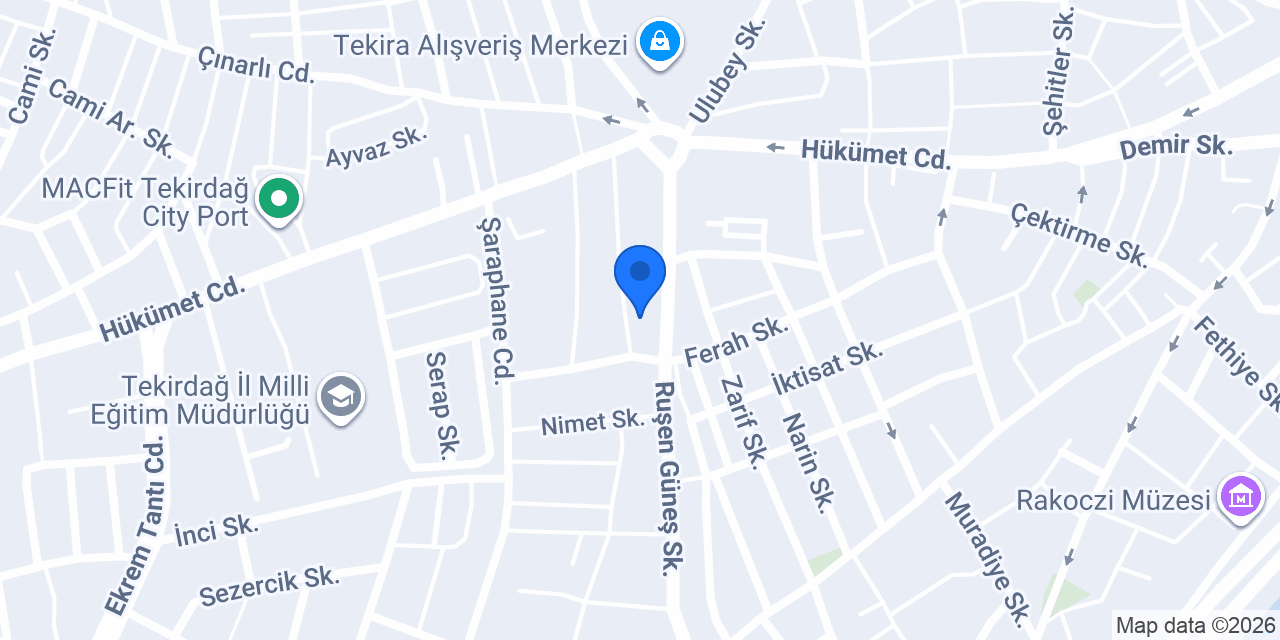 TEKİRDAĞ SRC KURSU konumu