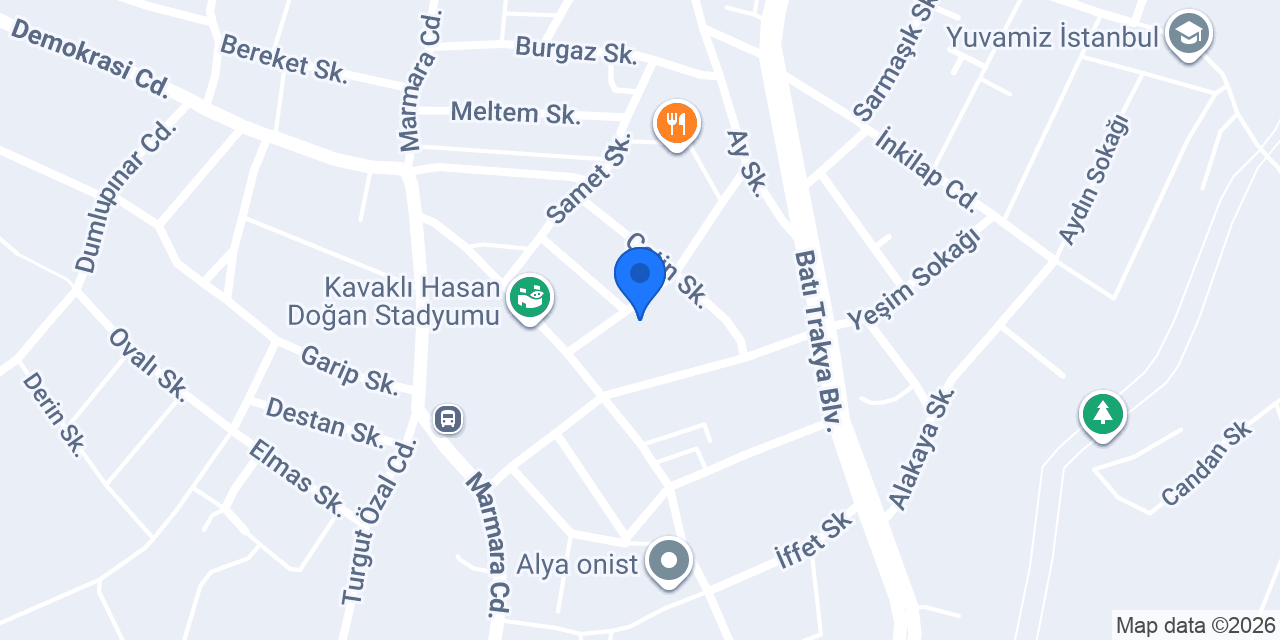 Beylikdüzü Elektrik konumu