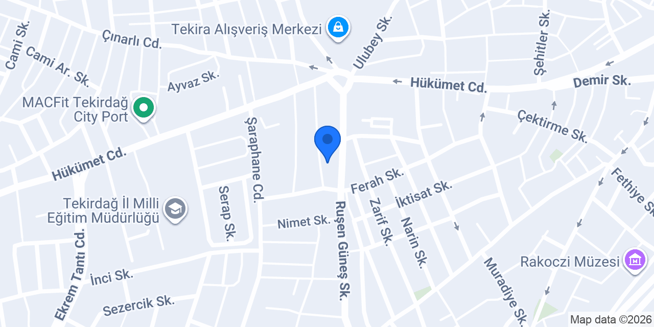 Özel Modern Denge Sürücü Kursu konumu