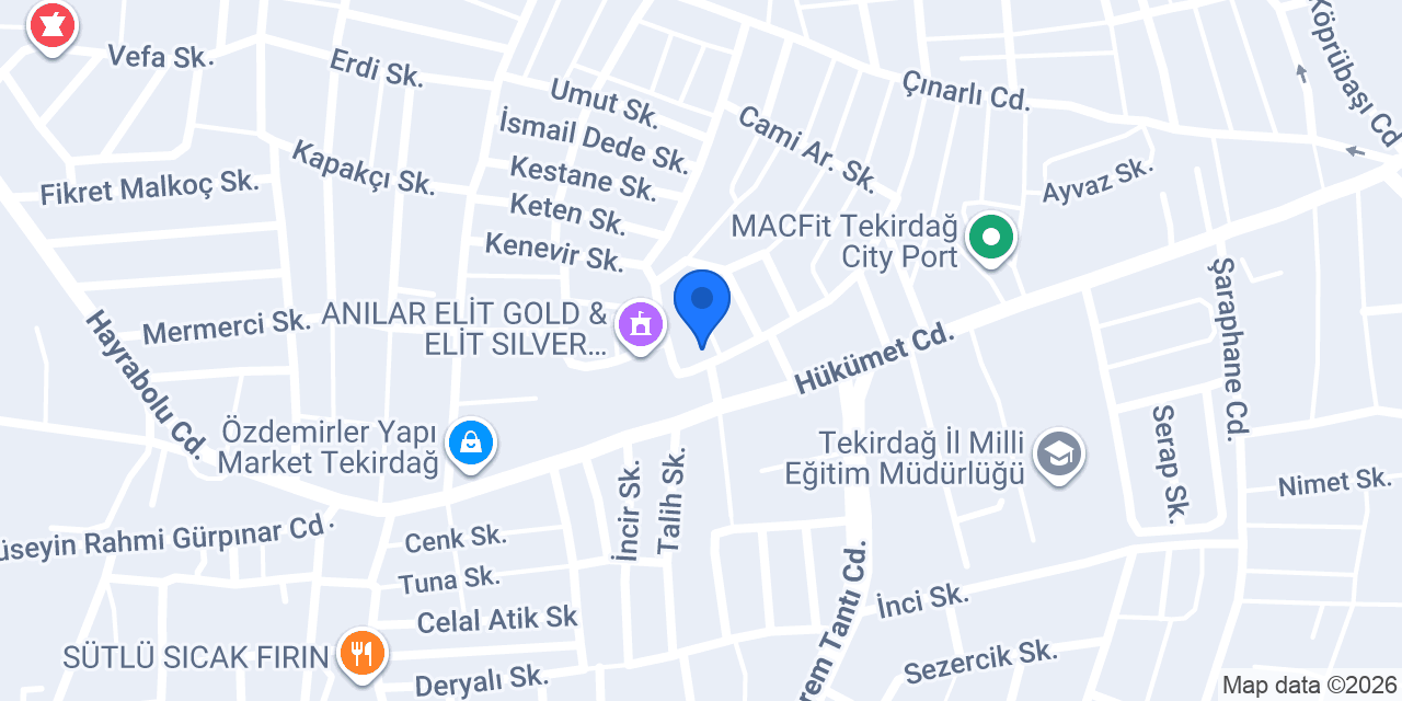 59 TRAKYA MASA SANDALYE konumu