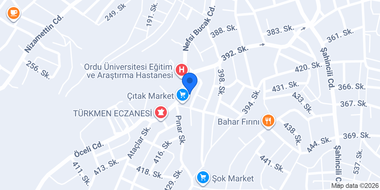 Kaymak Eczanesi konumu