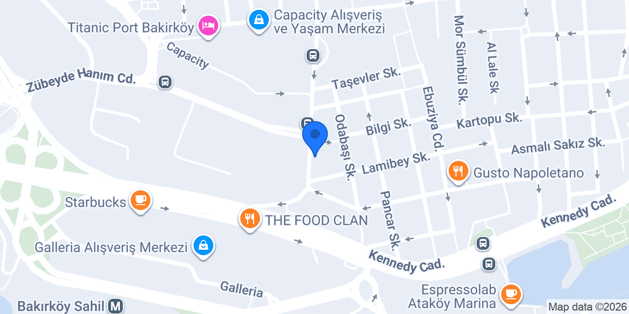 Cafe Laf Bakırköy konumu