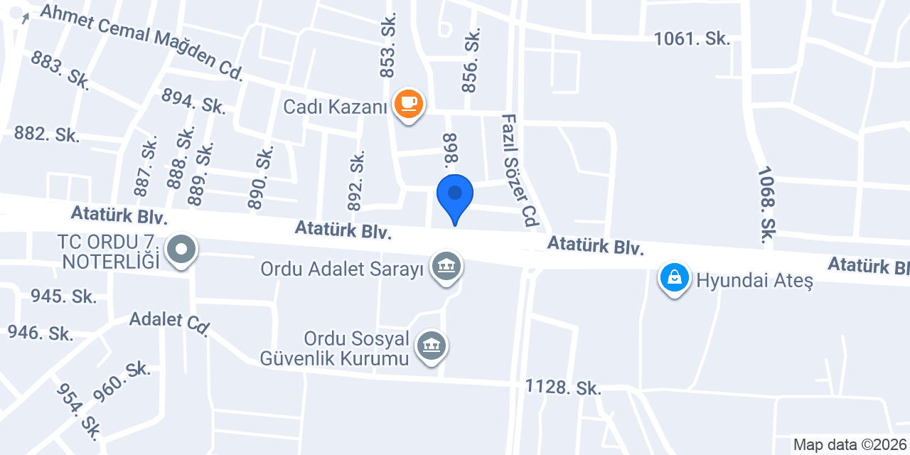 Av.Gökçe Aşkın konumu