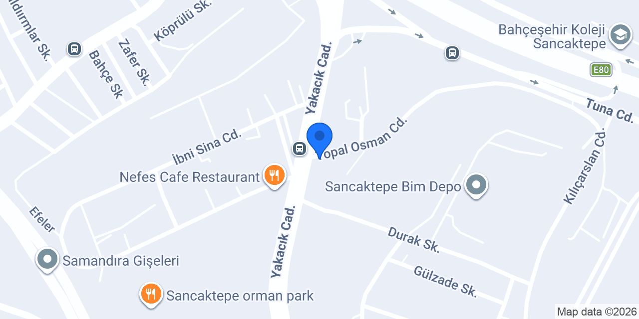 Gece köftecisi konumu
