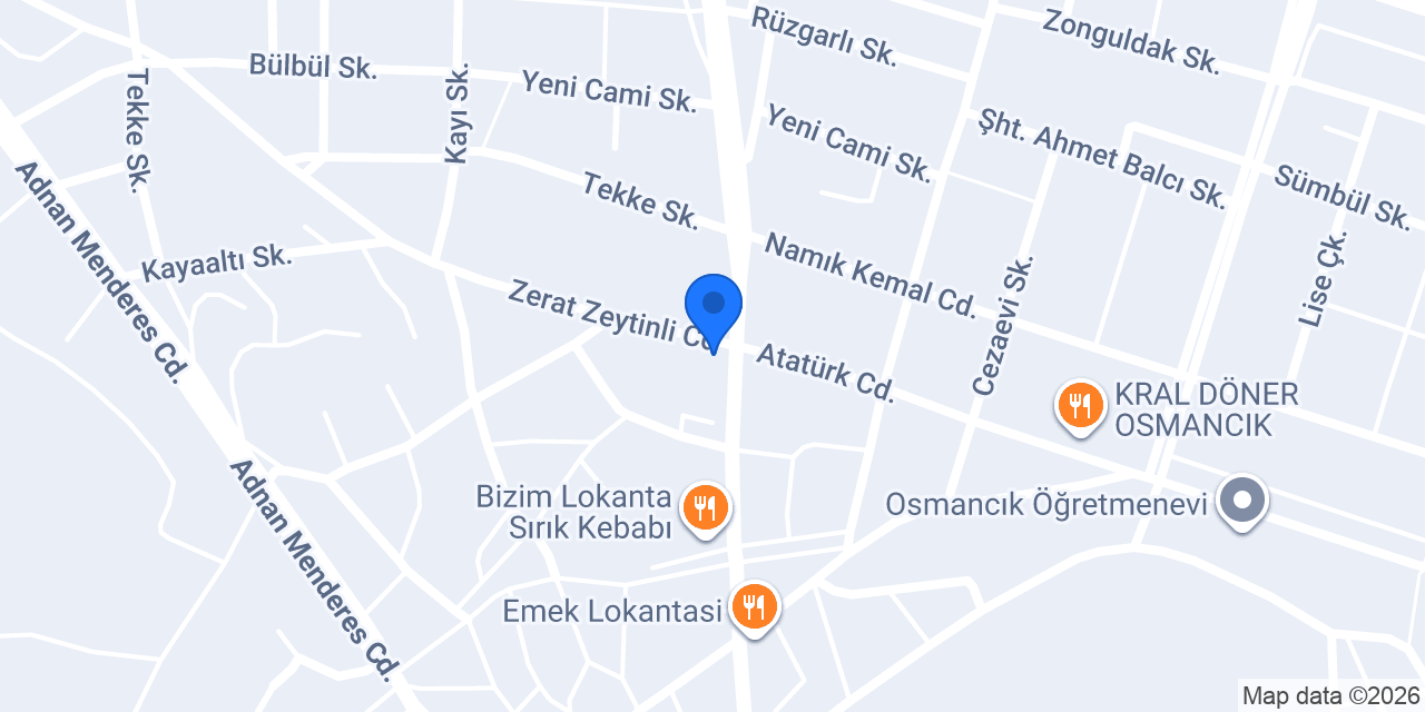 Atatürk Ortaokulu konumu