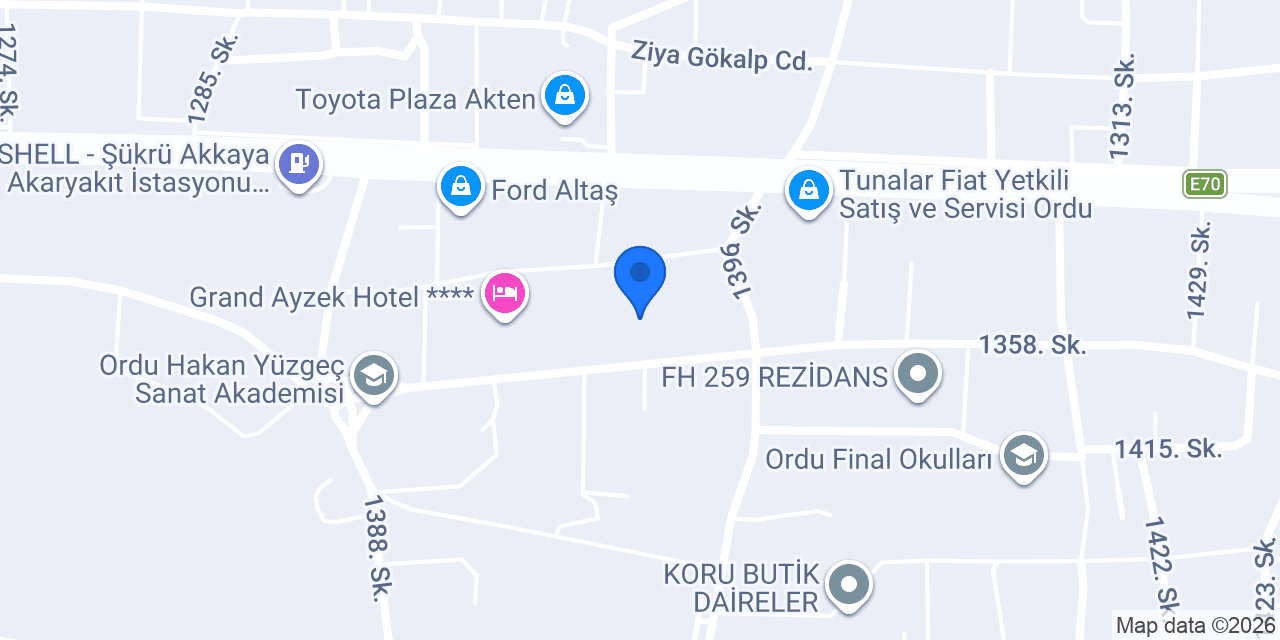 Uygun Peyzaj konumu