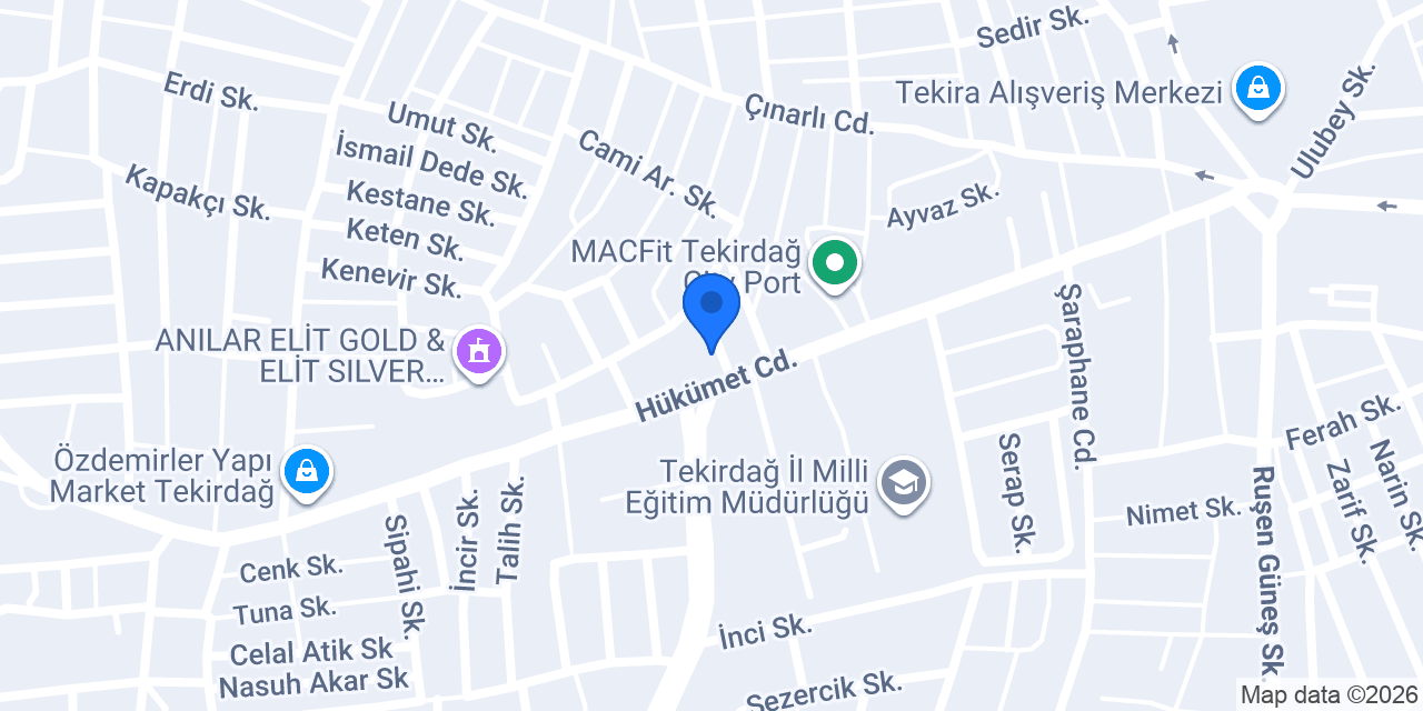 Ekin Ticaret konumu