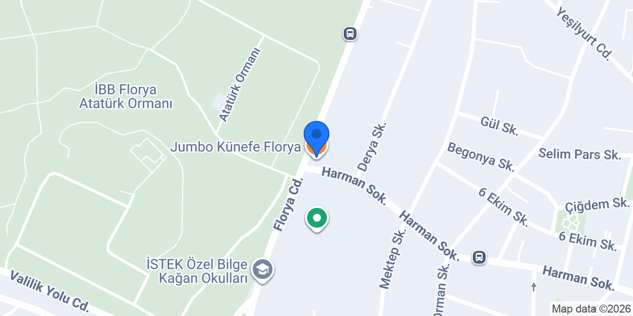 Jumbo Künefe Florya konumu
