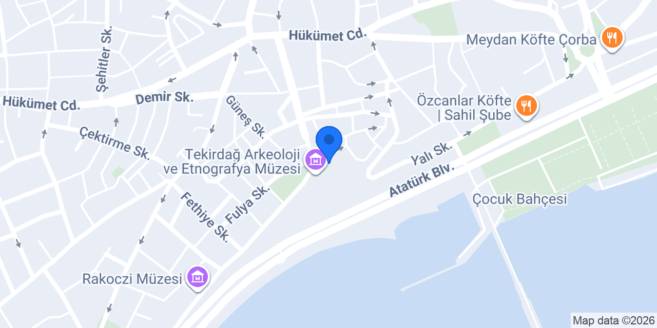 Namık Kemal İlkokulu konumu