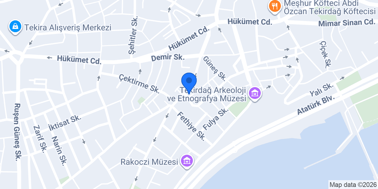 Fizyoterapist Yasemin Kırcıoğlu konumu